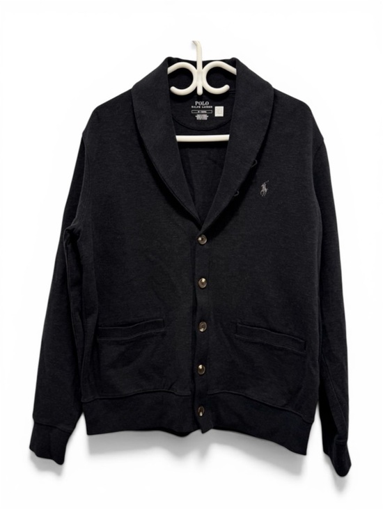 Polo Ralph Lauren Other - Polo Ralph Lauren Men Black Shawl-collar jersey cardigan - Size Medium - NTW